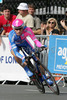Tadej Valjavec of Lampre-Fondital in one of corners during Prologue of Tour de France 2007. Grand depart in London as start of Tour de France 2007 was called was held on 7th of July 2007 in London, Great Britain. Prologue in lenght of 7.9km was winding through streets of London downtown.
