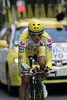 Iban Mayo Diez of Saunier Duval-Prodir riding in Prologue of Tour de France 2007. Grand depart in London as start of Tour de France 2007 was called was held on 7th of July 2007 in London, Great Britain. Prologue in lenght of 7.9km was winding through streets of London downtown.
