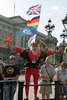 German devil Didi Senft cheering for riders during Prologue of Tour de France 2007. Grand depart in London as start of Tour de France 2007 was called was held on 7th of July 2007 in London, Great Britain. Prologue in lenght of 7.9km was winding through streets of London downtown.
