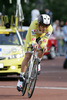 David Millar of Saunier Duval-Prodir riding during Prologue of Tour de France 2007. Grand depart in London as start of Tour de France 2007 was called was held on 7th of July 2007 in London, Great Britain. Prologue in lenght of 7.9km was winding through streets of London downtown.
