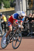 French National champion in time trial, Benoit Vaugrenard of Francaise des Jeux riding in Prologue of Tour de France 2007. Grand depart in London as start of Tour de France 2007 was called was held on 7th of July 2007 in London, Great Britain. Prologue in lenght of 7.9km was winding through streets of London downtown.

