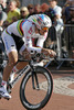 Time trial World champion and winner of Prologue, Fabian Cancellara of Team CSC during his victorious ride in Prologue of Tour de France 2007. Grand depart in London as start of Tour de France 2007 was called was held on 7th of July 2007 in London, Great Britain. Prologue in lenght of 7.9km was winding through streets of London downtown.

