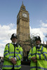 Big Ben is safe with so many police members during Prologue of Tour de France 2007. Grand depart in London as start of Tour de France 2007 was called was held on 7th of July 2007 in London, Great Britain. Prologue in lenght of 7.9km was winding through streets of London downtown.

