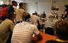 Press hall was full of journalists and photographers when Tomaz Nose of Adria Mobil cycling team addressed journalists during press conference in Hotel Lev in Ljubljana, Slovenia, on 13th of August, 2008. Press conference addressed decision of Slovene Cycling Federation to disqualify overall winner of Tour de Slovenie 2006 and 2007, Tomaz Nose and Adria Mobil Cycling team from Tour de Slovenie 2006 due doping issues. Next to that, Antidoping commission of Slovene Cycling Federation issued ban for Nose from 26th of November 2006 to 5th of July, 2008.
