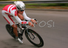 4th placed Michael Faerk Christensen of Denmark riding in Men U23 Time trial race of UCI Road Cycling World Championships. Men U23 Time trial race was held on 26th of September 2007 in Stuttgart, Germany.
