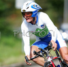 Grega Bole of Slovenia riding in Men U23 Time trial race of UCI Road Cycling World Championships. Men U23 Time trial race was held on 26th of September 2007 in Stuttgart, Germany.

