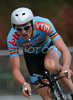 10th placed Francis De Greef of Belgium riding in Men U23 Time trial race of UCI Road Cycling World Championships. Men U23 Time trial race was held on 26th of September 2007 in Stuttgart, Germany.
