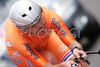 Eleonora Van Dijk of Netherland riding in Women Time Trial race of UCI Road Cycling World Championships. Women Time trial race was held on 26th of September 2007 in Stuttgart, Germany.
