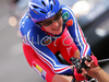 Maryline Salvetat of France riding in Women Time Trial race of UCI Road Cycling World Championships. Women Time trial race was held on 26th of September 2007 in Stuttgart, Germany.
