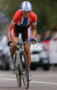 Anita Valen De Vries of Norway riding in Women Time Trial race of UCI Road Cycling World Championships. Women Time trial race was held on 26th of September 2007 in Stuttgart, Germany.
