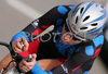 Amber Neben of USA riding in Women Time Trial race of UCI Road Cycling World Championships. Women Time trial race was held on 26th of September 2007 in Stuttgart, Germany.
