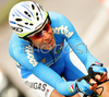 Vincenzo Nibali of Italy riding in Men Elite Time trial race of UCI Road Cycling World Championships. Men Elite Time trial race was held on 27th of September 2007 in Stuttgart, Germany.
