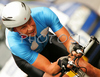Matti Helminen of Finland riding in Men Elite Time trial race of UCI Road Cycling World Championships. Men Elite Time trial race was held on 27th of September 2007 in Stuttgart, Germany.
