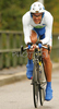 Gregor Gazvoda of Slovenia riding in Men Elite Time trial race of UCI Road Cycling World Championships. Men Elite Time trial race was held on 27th of September 2007 in Stuttgart, Germany.
