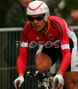 4th placed Bert Grabsch of Germany riding in Men Elite Time trial race of UCI Road Cycling World Championships. Men Elite Time trial race was held on 27th of September 2007 in Stuttgart, Germany.
