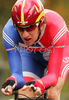 10th placed Bradley Wiggins of Great Britain riding in Men Elite Time trial race of UCI Road Cycling World Championships. Men Elite Time trial race was held on 27th of September 2007 in Stuttgart, Germany.
