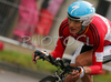 5th placed Sebastian Lang of Germany riding in Men Elite Time trial race of UCI Road Cycling World Championships. Men Elite Time trial race was held on 27th of September 2007 in Stuttgart, Germany.
