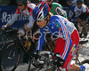 Jeannie Longo-Ciprelli of France riding during Women Elite road races of UCI Road Cycling World Championships. Women Elite road race World Championships was held on 29th of September 2007 in Stuttgart, Germany.

