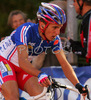 Biel Kadri of France riding during Men U23 road races of UCI Road Cycling World Championships. Men U23 road race World Championships was held on 29th of September 2007 in Stuttgart, Germany.
