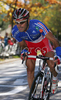 Stephane Auge of France riding during Men Elite road race of UCI Road Cycling World Championships. Men Elite road race World Championships was held on 30th of September 2007 in Stuttgart, Germany.

