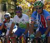 Matej Stare of Slovenia riding during Men Elite road race of UCI Road Cycling World Championships. Men Elite road race World Championships was held on 30th of September 2007 in Stuttgart, Germany.
