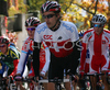 Fabian Cancellara of Switzerland riding during Men Elite road race of UCI Road Cycling World Championships. Men Elite road race World Championships was held on 30th of September 2007 in Stuttgart, Germany.

