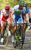 Matej Mugerli of Slovenia riding during Men Elite road race of UCI Road Cycling World Championships. Men Elite road race World Championships was held on 30th of September 2007 in Stuttgart, Germany.
