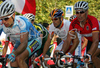 Oscar Freire Gomez of Spain (L) and Erik Zabel of Germany (R) riding during Men Elite road race of UCI Road Cycling World Championships. Men Elite road race World Championships was held on 30th of September 2007 in Stuttgart, Germany.
