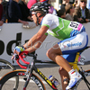 Matej Stare of Slovenia riding during Men Elite road race of UCI Road Cycling World Championships. Men Elite road race World Championships was held on 30th of September 2007 in Stuttgart, Germany.
