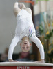 Second placed Ekaterina Kramarenko of Russia during exercise on vault at Siska Gym International 2006 competition. Finals of Siska Gym International 2006 competition for women on vault, bars, beam and floor were held in Sport Center Gib in Ljubljana, Slovenia on 5th of November 2006.

