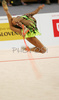 Alya Garayeva of Azerbeidzan performing during her exercise with rope in Rhythmic gymnastics World Cup 2007. 9th Slovene Challenge Tournament in Rhythmic gymnastics and World Cup in Rhythmic gymnastics was held in Ljubljana, Slovenia on 26th of August 2007.
