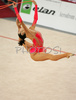 Anna Bessonova of Ukrain performing during her exercise with rope in Rhythmic gymnastics World Cup 2007. 9th Slovene Challenge Tournament in Rhythmic gymnastics and World Cup in Rhythmic gymnastics was held in Ljubljana, Slovenia on 26th of August 2007.
