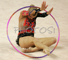 Olga Kapranova of Russia performing during her exercise with hoop in Rhythmic gymnastics World Cup 2007. 9th Slovene Challenge Tournament in Rhythmic gymnastics and World Cup in Rhythmic gymnastics was held in Ljubljana, Slovenia on 26th of August 2007.
