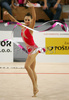 Irena Risenzon of Israel performing during her exercise with ribbon in Rhythmic gymnastics World Cup 2007. 9th Slovene Challenge Tournament in Rhythmic gymnastics and World Cup in Rhythmic gymnastics was held in Ljubljana, Slovenia on 26th of August 2007.
