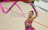 Aliya Yussupova of Kazakhstan performing during her exercise with ribbon in Rhythmic gymnastics World Cup 2007. 9th Slovene Challenge Tournament in Rhythmic gymnastics and World Cup in Rhythmic gymnastics was held in Ljubljana, Slovenia on 26th of August 2007.
