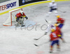 Goalie Szabolcs Molnar (no.30) of Romania in action during match of IIHF Division 1 World championships between Slovenia and Romania. Match was won by Slovenia who defeated Romania with 10:1. Match was played in Tivoli Arena in Ljubljana, Slovenia on 15th of April 2007.
