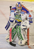 Bernhard Starkbaum (no.29) of EC VSV during match of 26th round of EBEL League between ZM Olimpija, Ljubljana, Slovenia and EC VSV, Villach, Austria. Match was won by EC VSV who defeated ZM Olimpija with 1:3. Match was played in Tivoli Arena in Ljubljana, Slovenia on 30th of November 2007.
