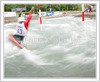 National championship and Slovene cup race in white water canu on artifical kayak track in Tacen. Race counted also as selection race for Slovene Whitewater kayak and canu national team. <br> Simon Hocevar won, Dejan Stevanovic was second and Jost Zakrajsek (all Slovenia) finished third.

