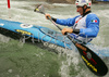 Luca Costa of Italy paddling during first run of International Kayak and Canoe race in Tacen, Slovenia. Race in Tacen, Slovenia was held on 2nd of June 2007 and was also one of 3 qualification races for Slovene National World cup team for season 2007.
