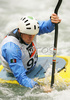 Matheo Pontarollo of Italy paddling during first run of International Kayak and Canoe race in Tacen, Slovenia. Race in Tacen, Slovenia was held on 2nd of June 2007 and was also one of 3 qualification races for Slovene National World cup team for season 2007.

