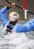 Current World Championg Stefano Cipressi of Italy paddling during first run of International Kayak and Canoe race in Tacen, Slovenia. Race in Tacen, Slovenia was held on 2nd of June 2007 and was also one of 3 qualification races for Slovene National World cup team for season 2007.
