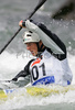 Peter Krauzer of Slovenia paddling during first run of International Kayak and Canoe race in Tacen, Slovenia. Race in Tacen, Slovenia was held on 2nd of June 2007 and was also one of 3 qualification races for Slovene National World cup team for season 2007.
