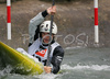 Peter Krauzer of Slovenia paddling during first run of International Kayak and Canoe race in Tacen, Slovenia. Race in Tacen, Slovenia was held on 2nd of June 2007 and was also one of 3 qualification races for Slovene National World cup team for season 2007.
