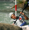 Jure Meglic of Slovenia during super finals of K-1 for men International Kayak and Canoe race in Tacen, Slovenia. Race in Tacen, Slovenia was held on 3rd of June 2007 and was also last of three qualification races for Slovene Whitewater National World cup team for season 2007.
