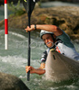 Jure Meglic of Slovenia during super finals of K-1 for men International Kayak and Canoe race in Tacen, Slovenia. Race in Tacen, Slovenia was held on 3rd of June 2007 and was also last of three qualification races for Slovene Whitewater National World cup team for season 2007.
