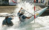 Team Sacha-Iluley of Slovakia during super finals of C-2 for men International Kayak and Canoe race in Tacen, Slovenia. Race in Tacen, Slovenia was held on 3rd of June 2007 and was also last of three qualification races for Slovene Whitewater National World cup team for season 2007.
