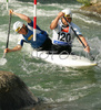 Team Kuban-Olejnik of Slovakia during super finals of C-2 for men International Kayak and Canoe race in Tacen, Slovenia. Race in Tacen, Slovenia was held on 3rd of June 2007 and was also last of three qualification races for Slovene Whitewater National World cup team for season 2007.
