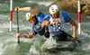 Team Kucera-Batik of Slovakia during super finals of C-2 for men International Kayak and Canoe race in Tacen, Slovenia. Race in Tacen, Slovenia was held on 3rd of June 2007 and was also last of three qualification races for Slovene Whitewater National World cup team for season 2007.
