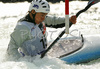 Nagwa El Desouki of Switzerland during super finals of K-1 for women International Kayak and Canoe race in Tacen, Slovenia. Race in Tacen, Slovenia was held on 3rd of June 2007 and was also last of three qualification races for Slovene Whitewater National World cup team for season 2007.
