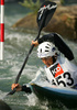 Nagwa El Desouki of Switzerland during super finals of K-1 for women International Kayak and Canoe race in Tacen, Slovenia. Race in Tacen, Slovenia was held on 3rd of June 2007 and was also last of three qualification races for Slovene Whitewater National World cup team for season 2007.
